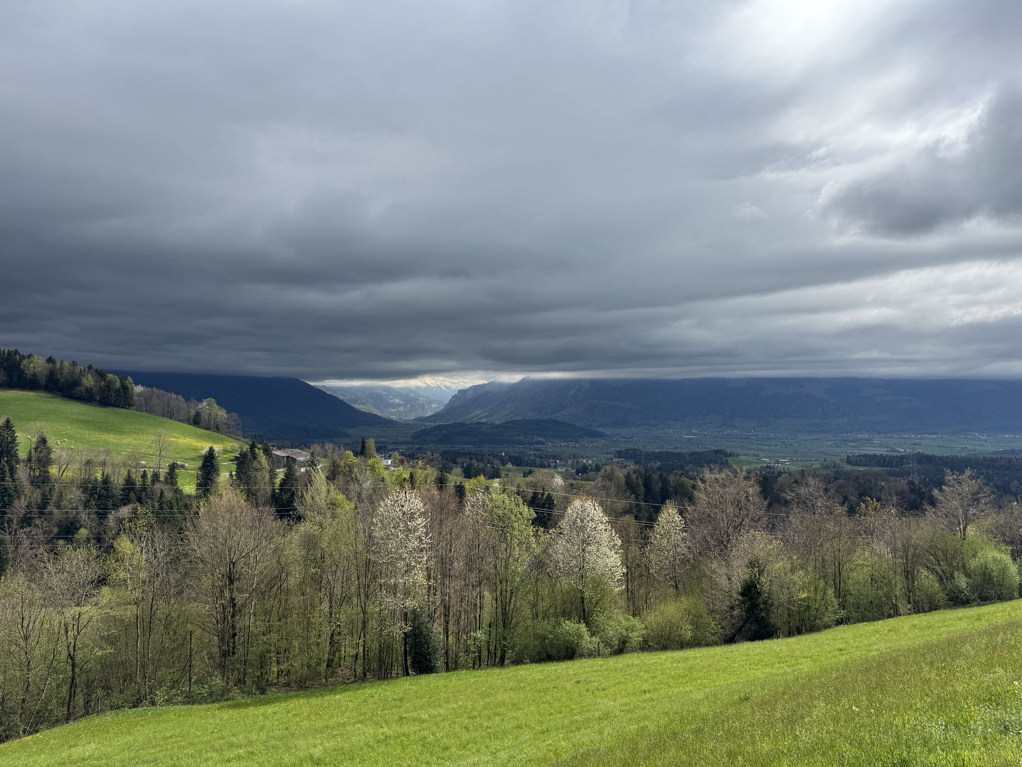 ...und die Sonne ist weg und es kühlt ab