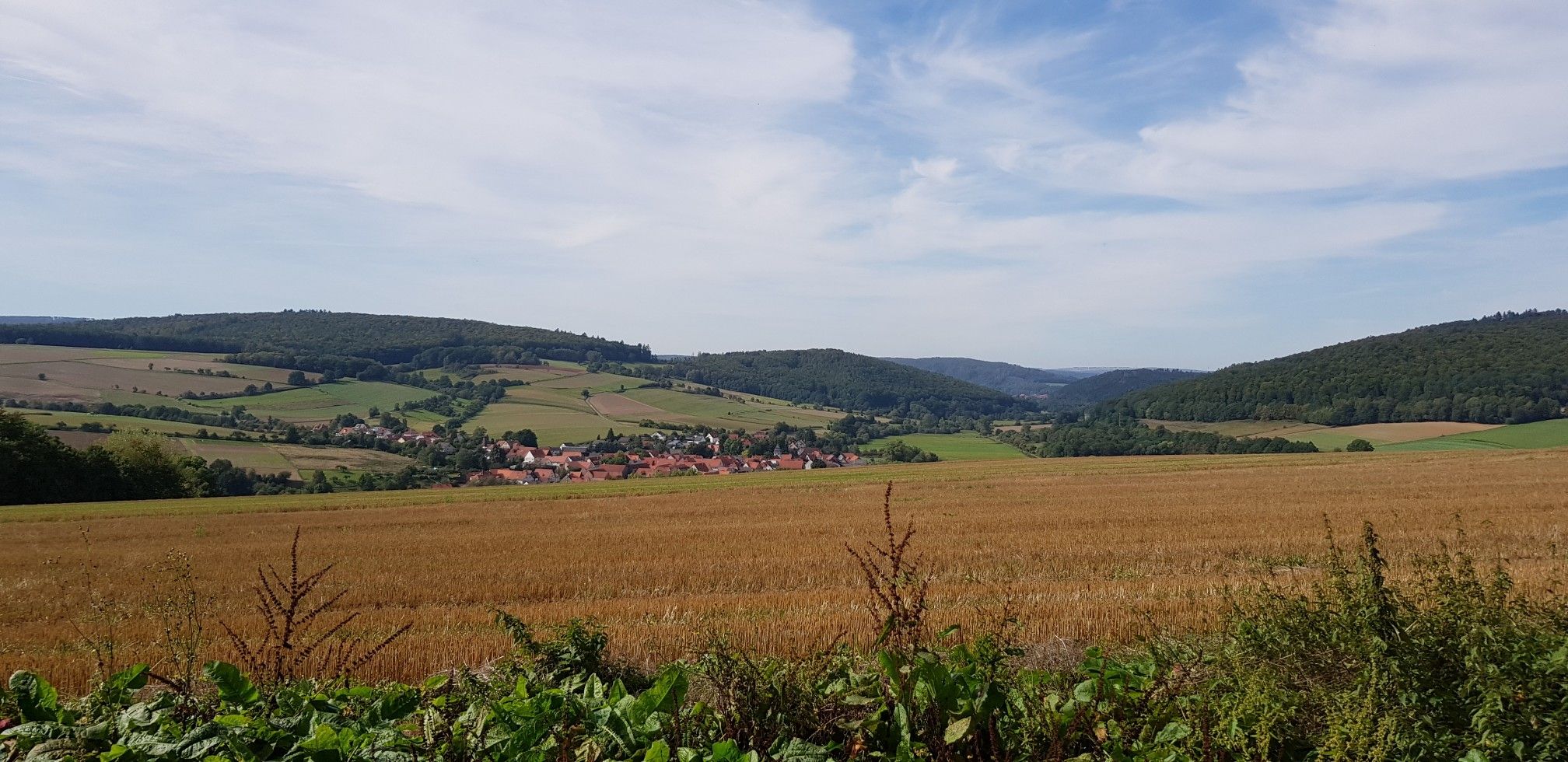 Blick auf Vernawahlshausen 