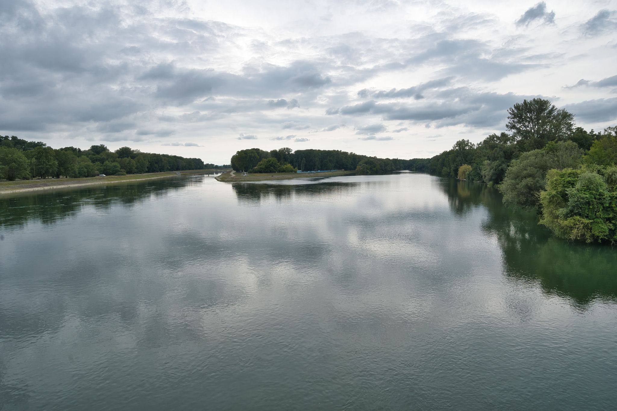 Die Drau bei Varazdin