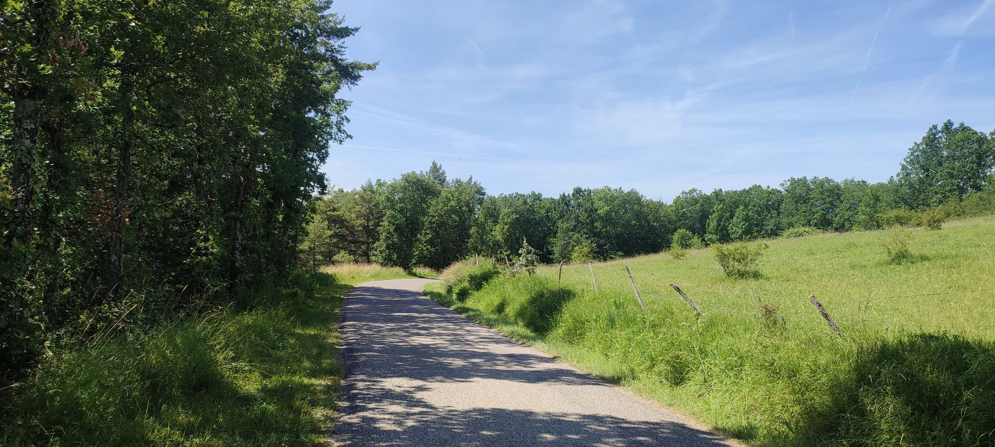 kurze Abfahrt zum See