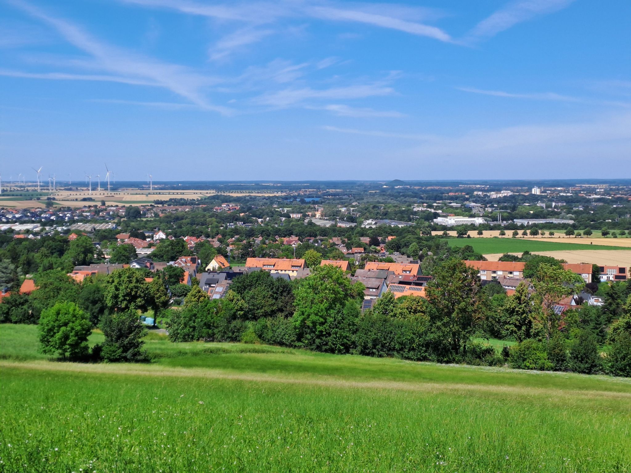 Aussicht nach Norden von der Salzgitter Kanzel