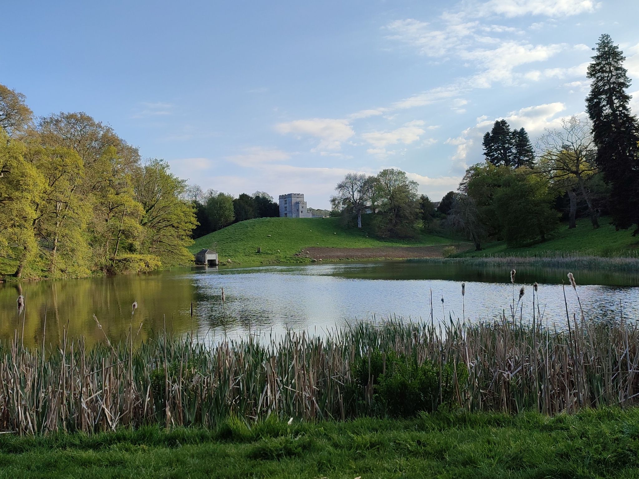 Upper lake at Newton Park