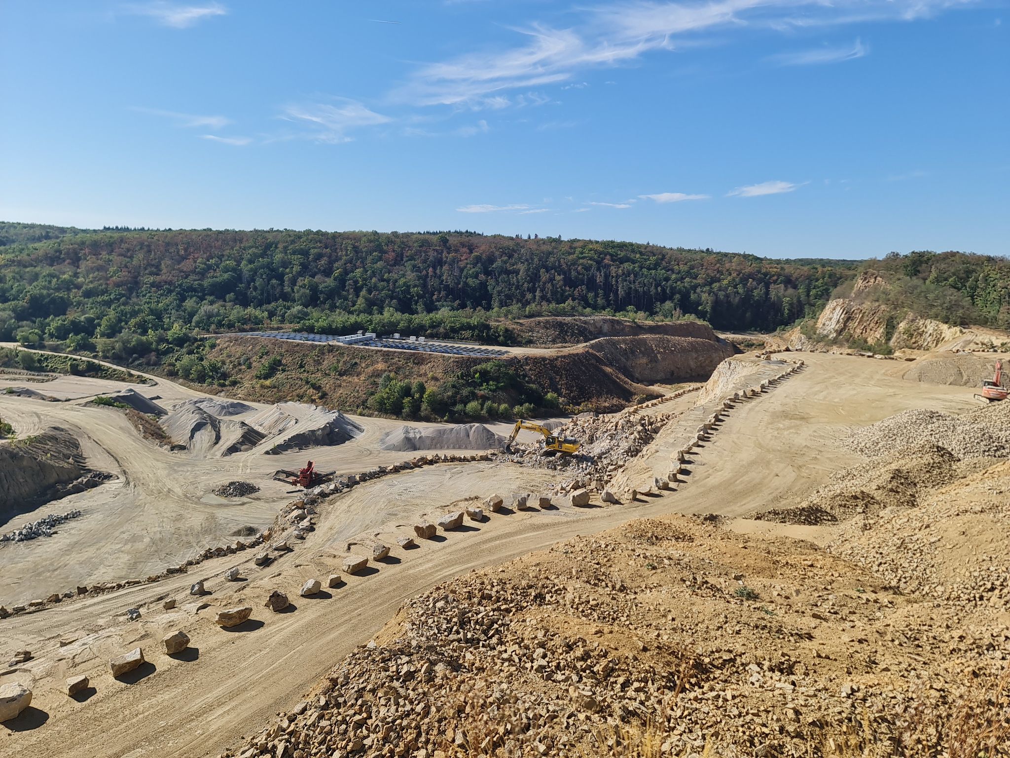 Steinbruch PV-Anlage
