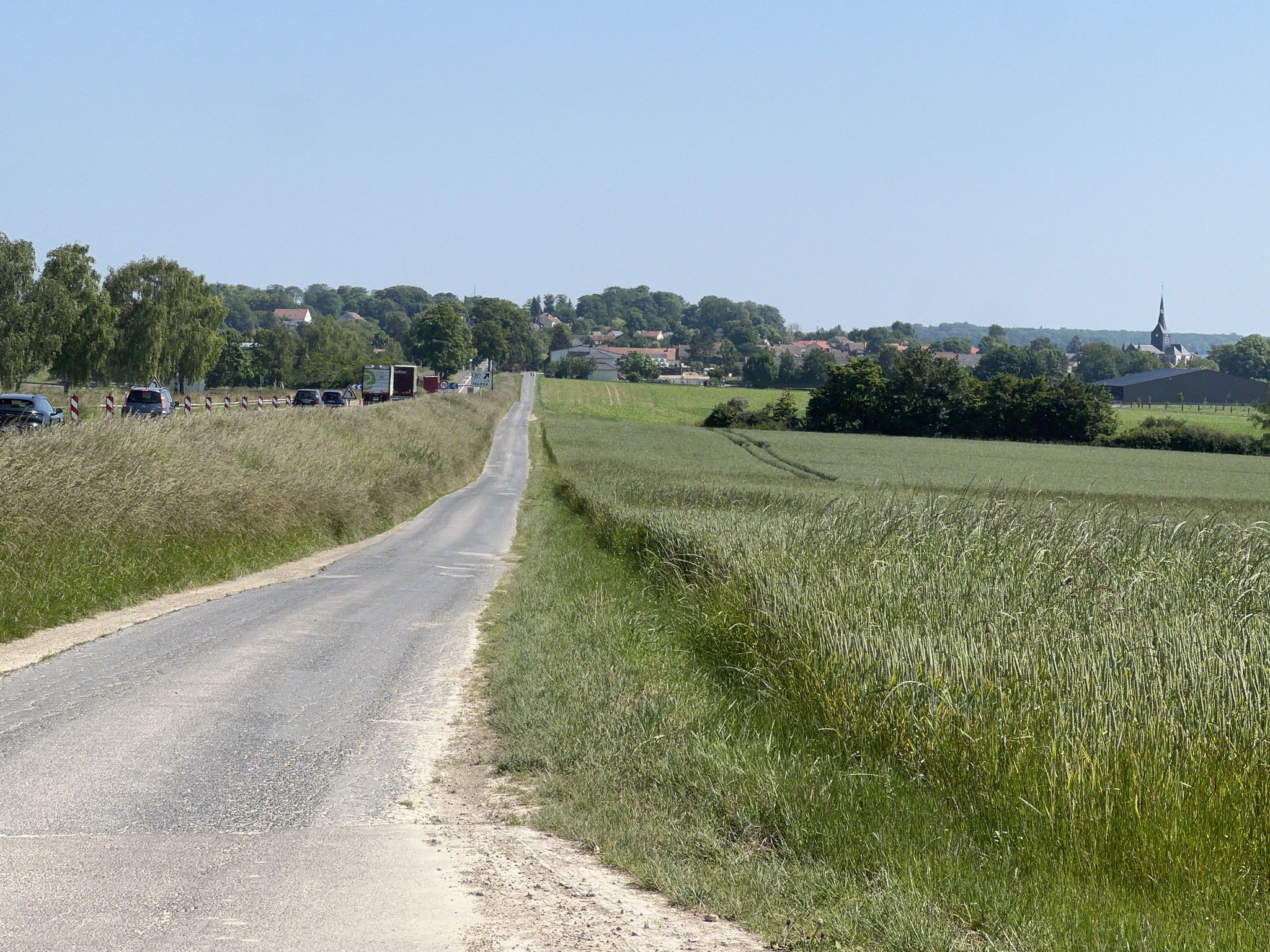 Auf dem Weg nach Tagnon