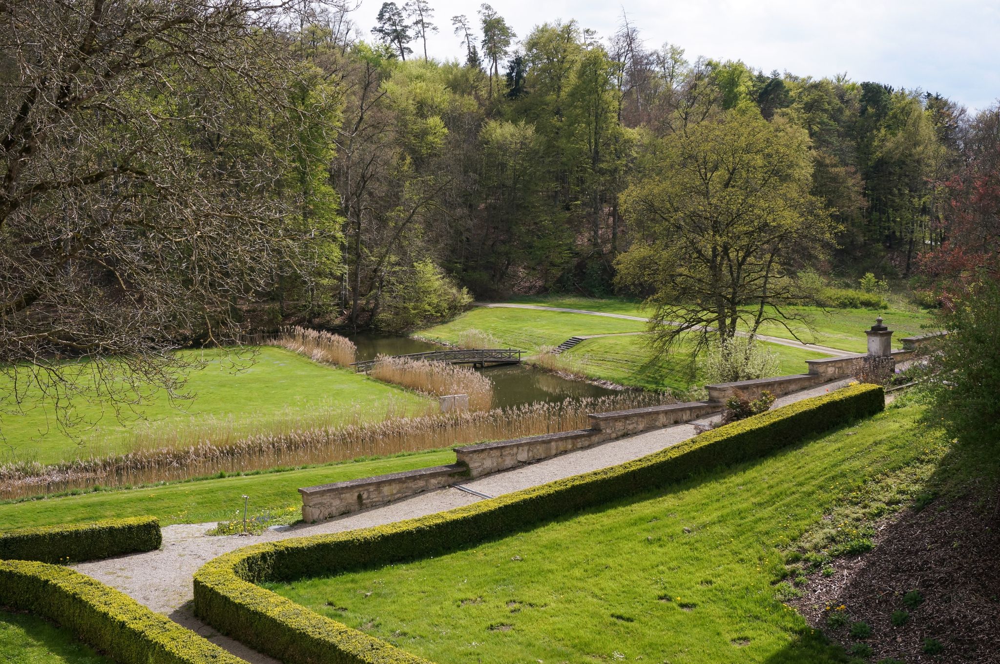 Ein Blick in den Schlosspark.