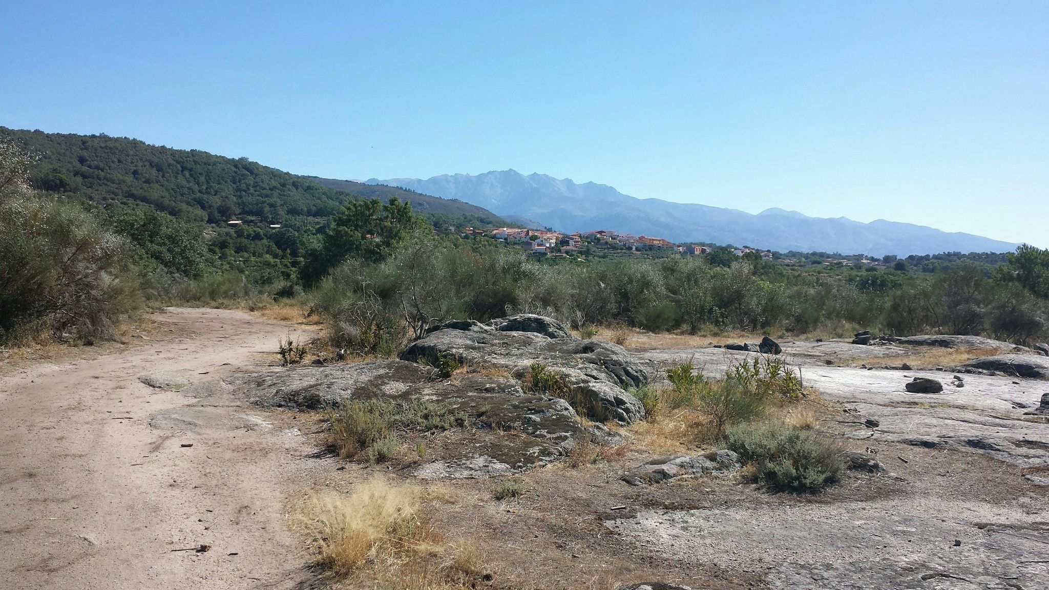 View on Villanueva de la Vera