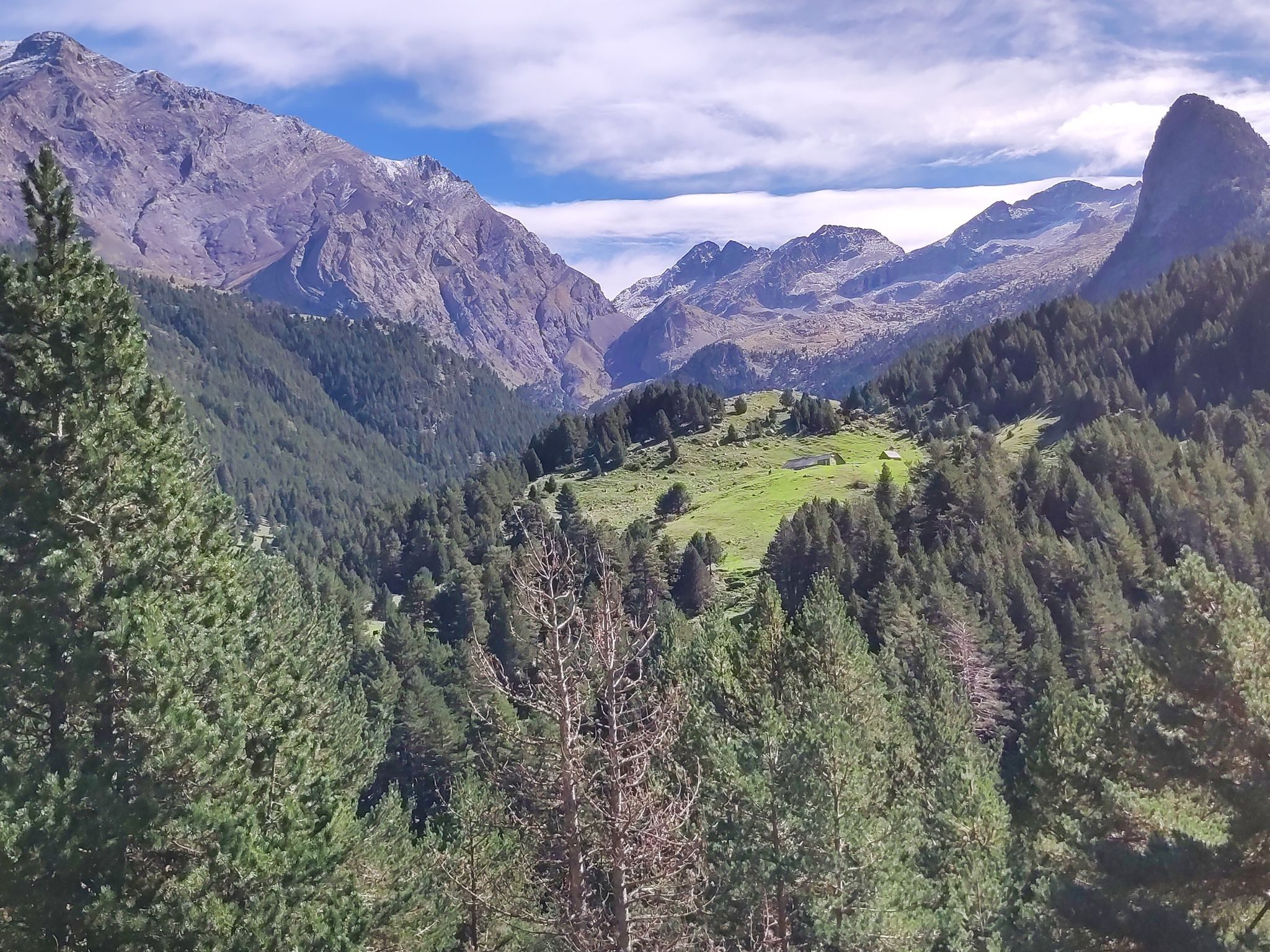 Blick auf Refugio Viados