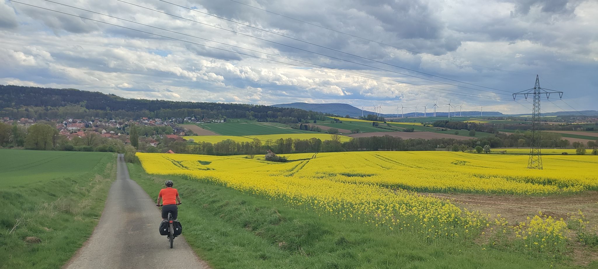 Vorm Regen schnell heimwärts