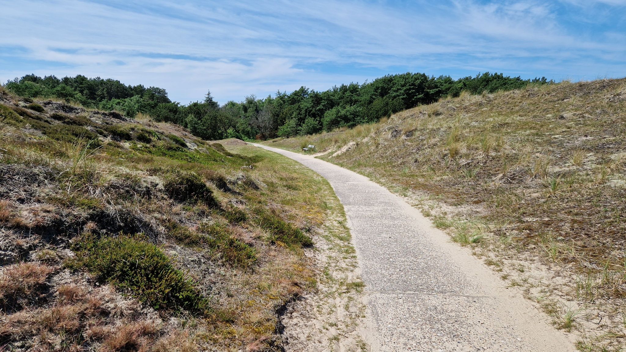 Inselquerung durch die Dünen