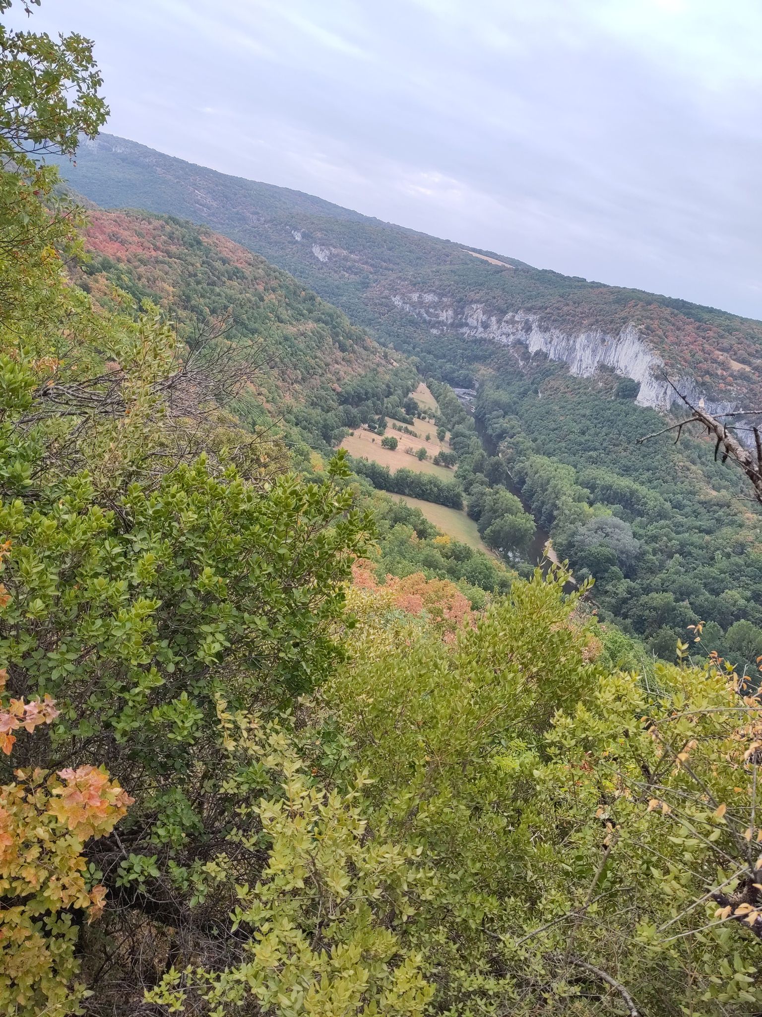 view on the Aveyron valley