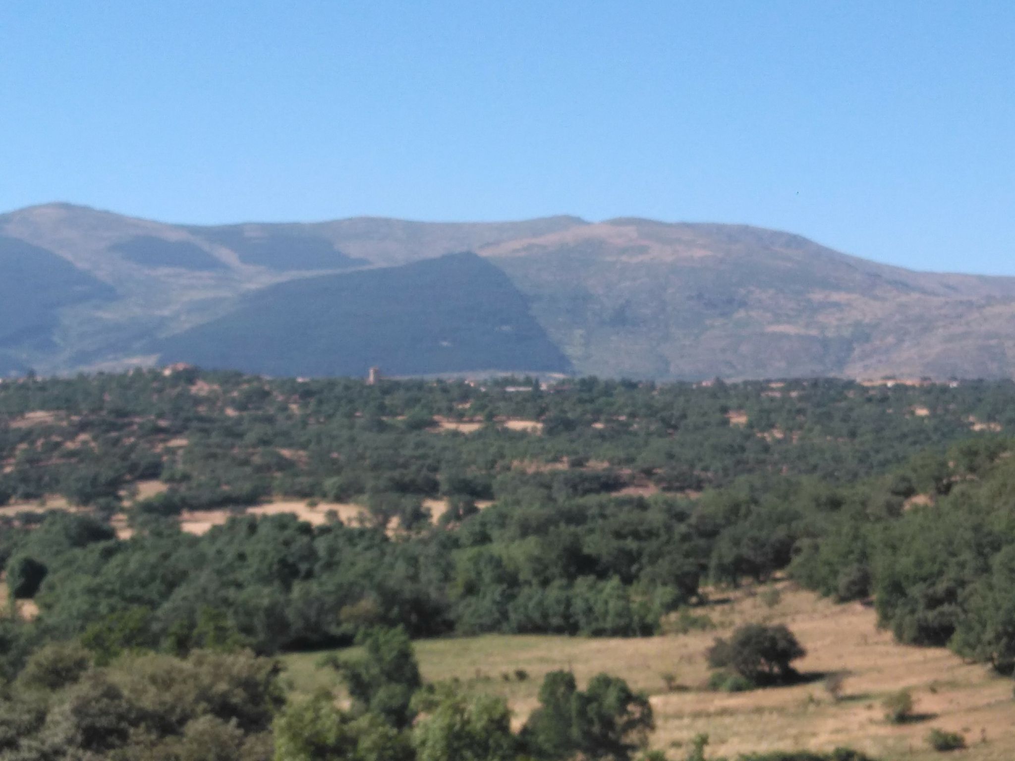 disfrutando del paisaje