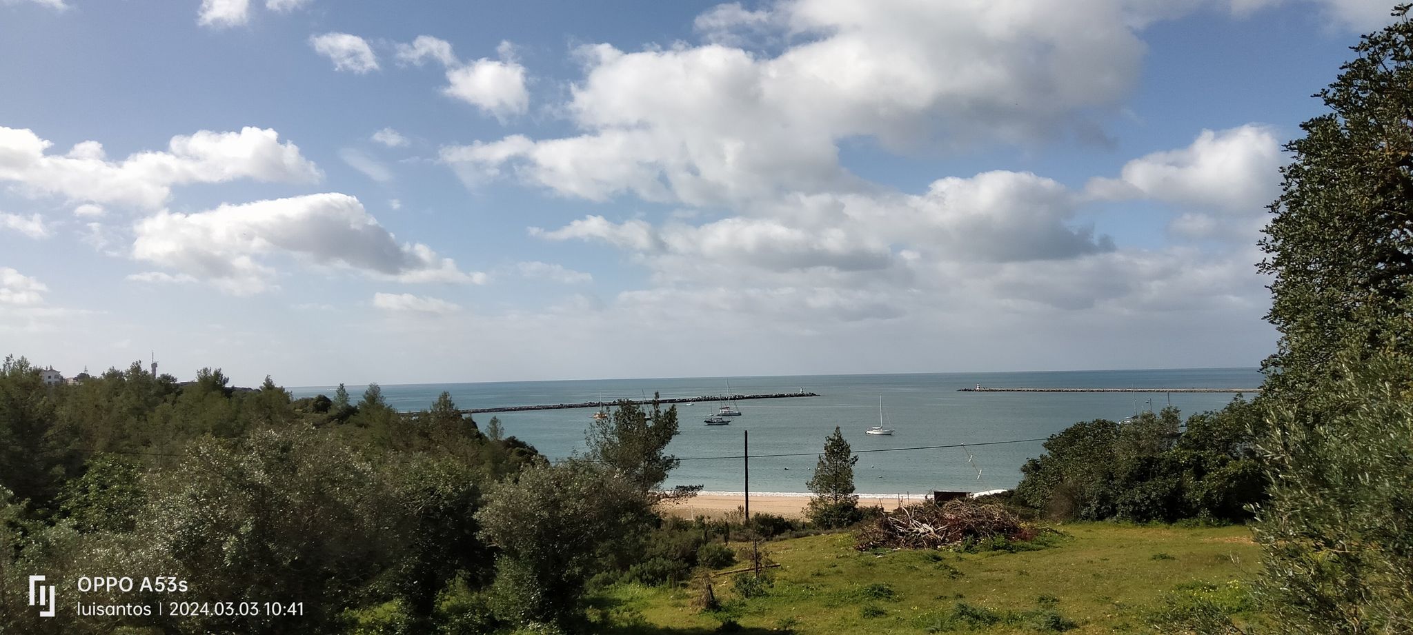 vista da ponta de Ferragudo