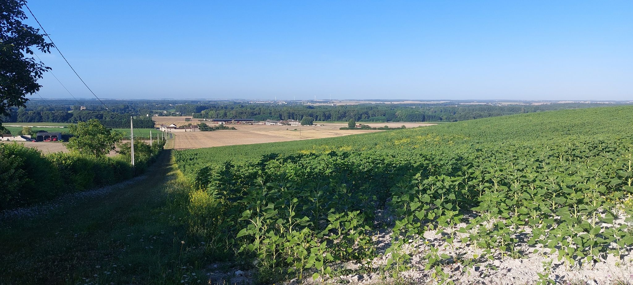 les hauteurs de Chaveignes