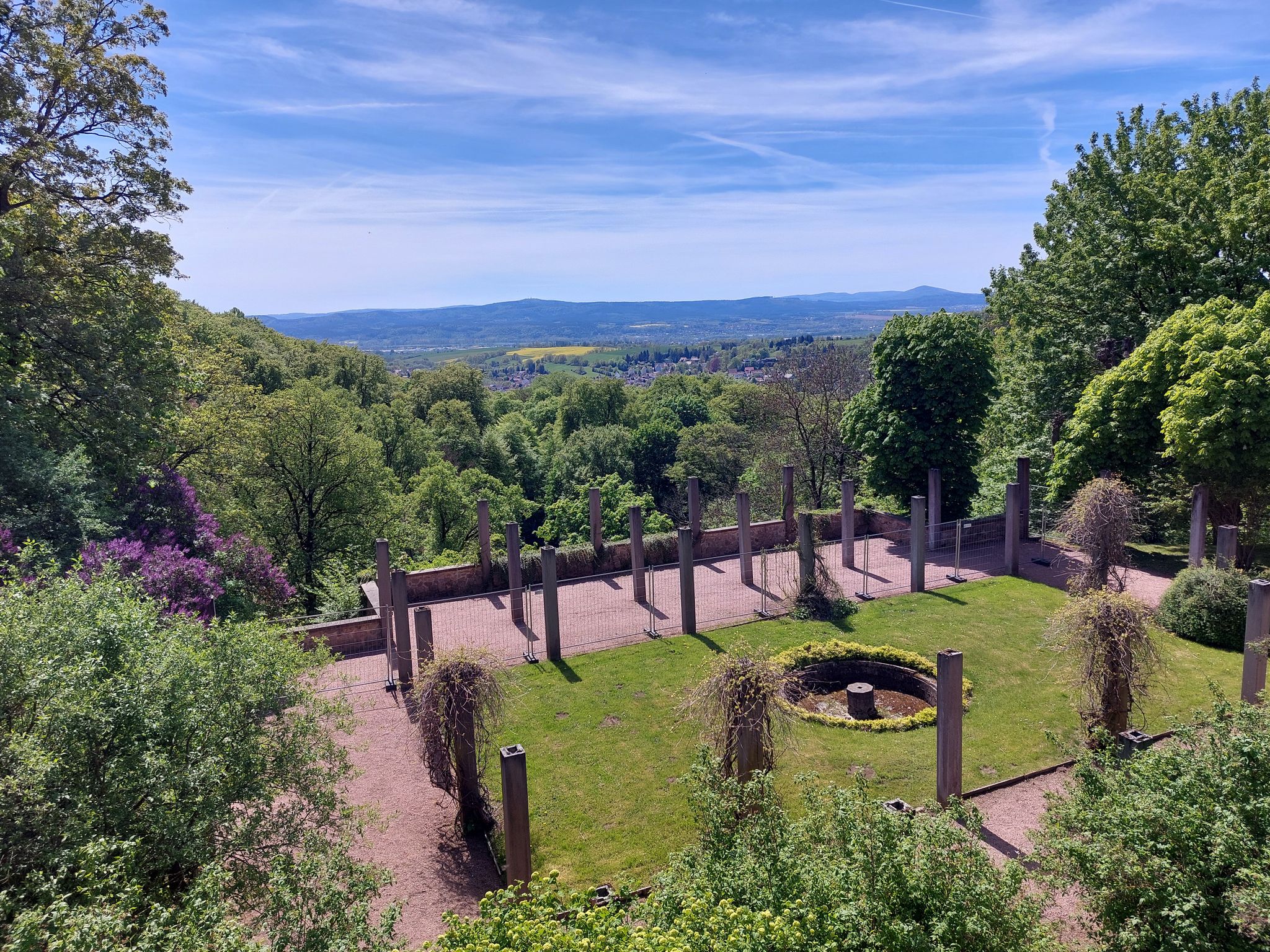 Blick vom Schloss Altenstein