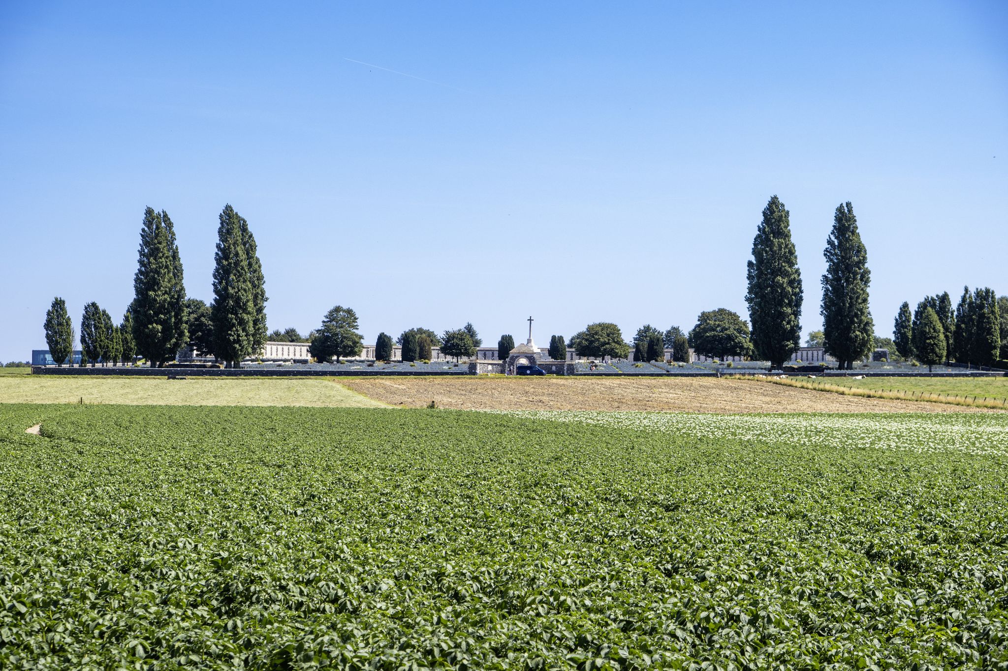 Tyne Cot is de grootste begraafplaats van het Gemenebest op het continent