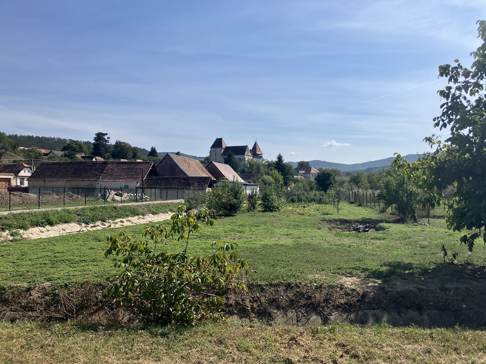 Blick auf Bazna.