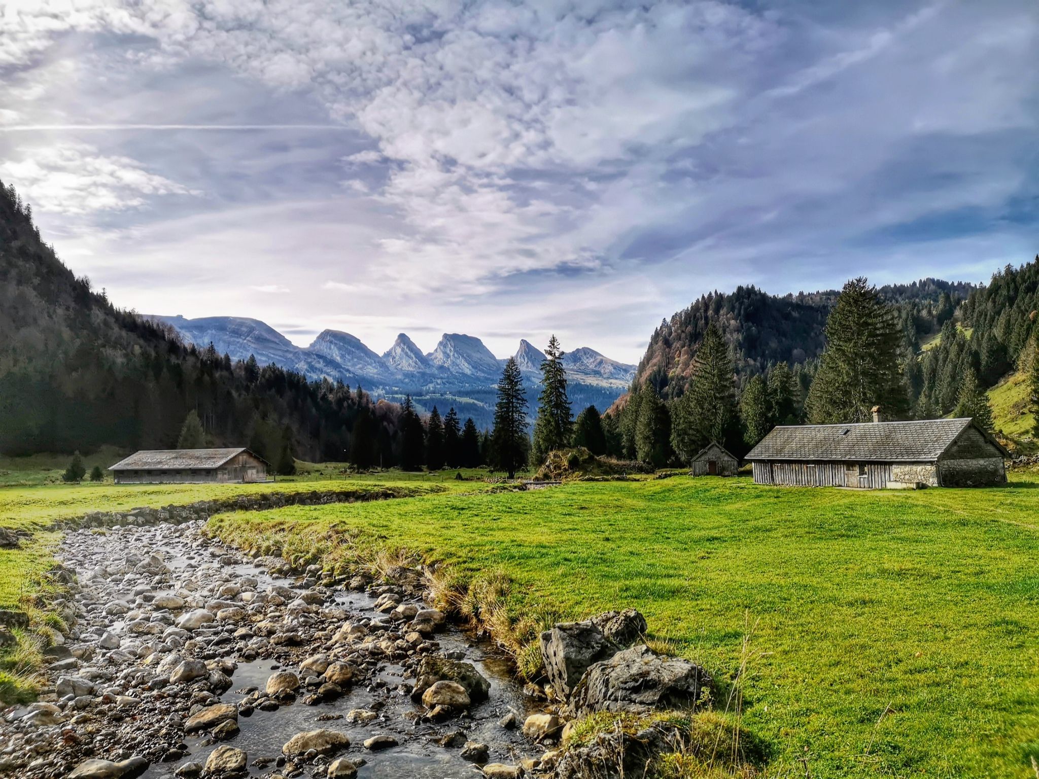 Blick zu den Churfirsten