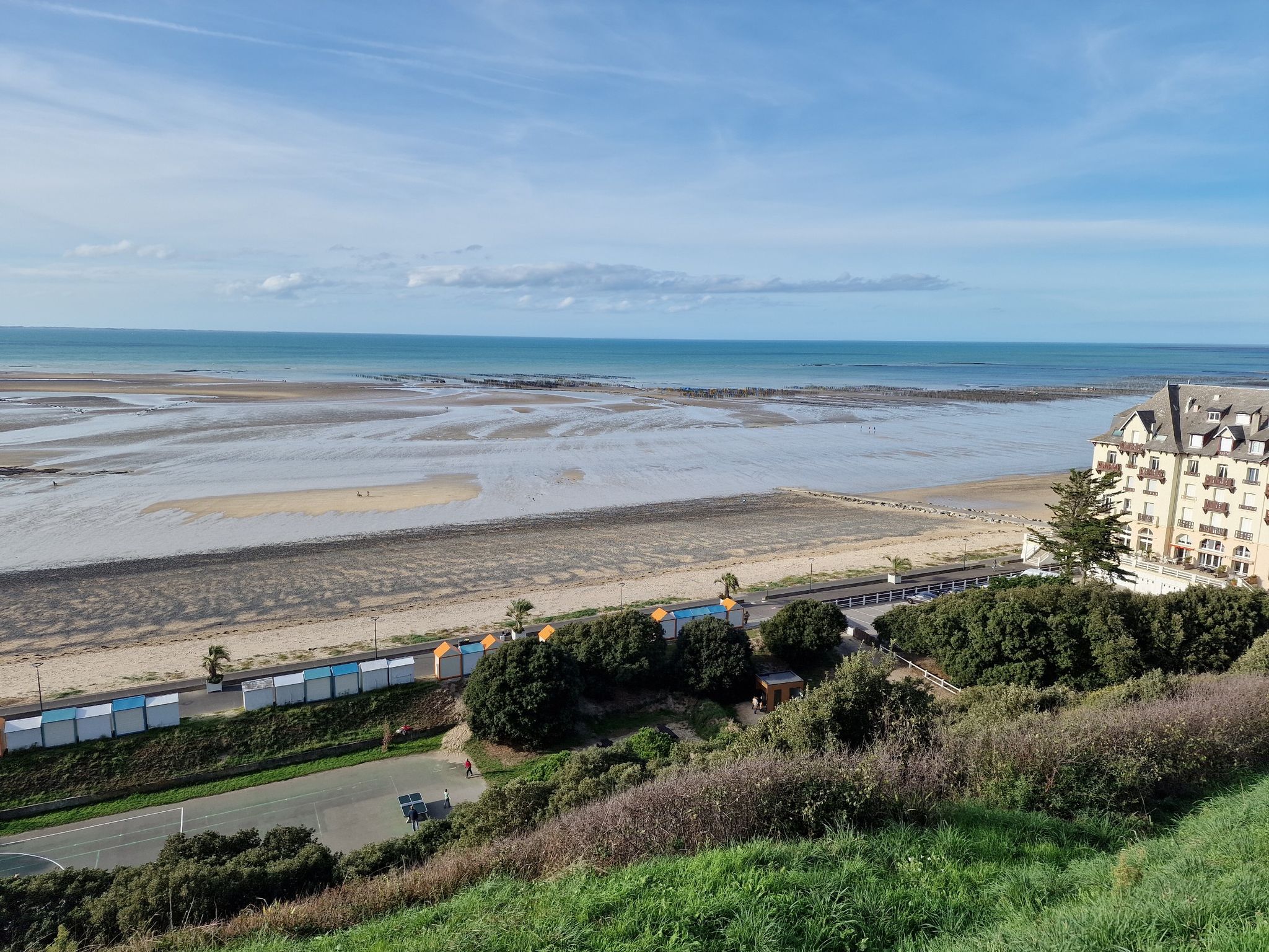 vue des falaises