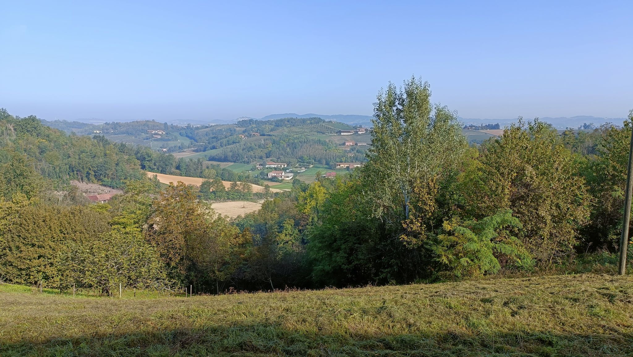 Panorama prima di Castel Alfero