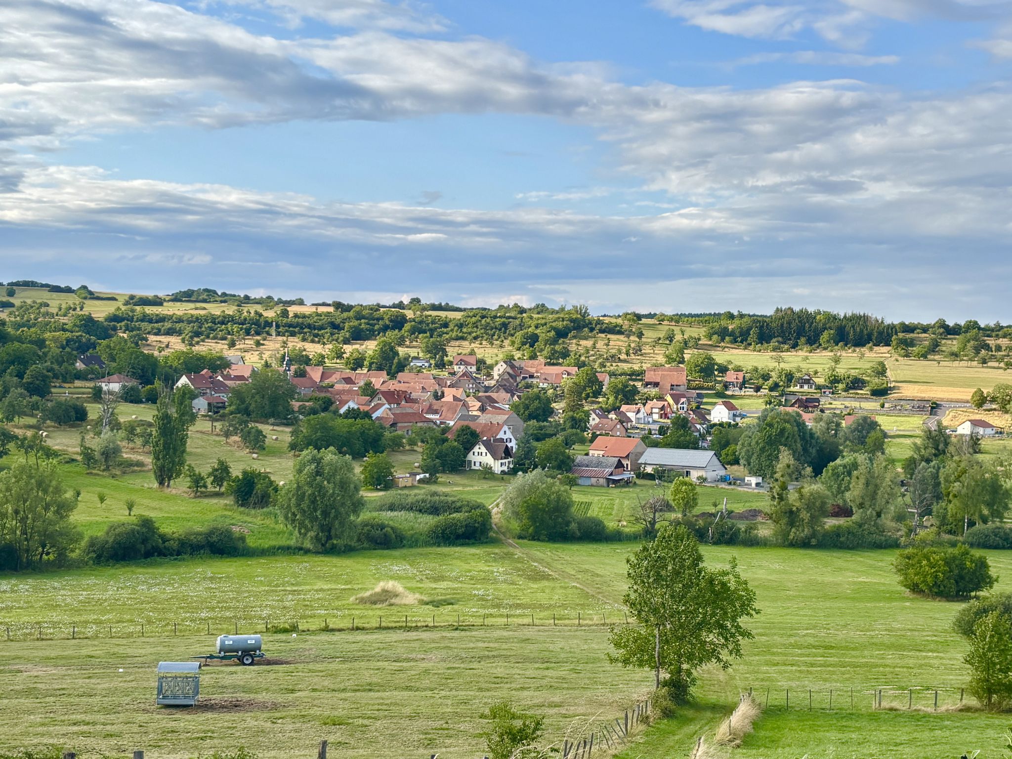 Vue sur Thal-Drulingen