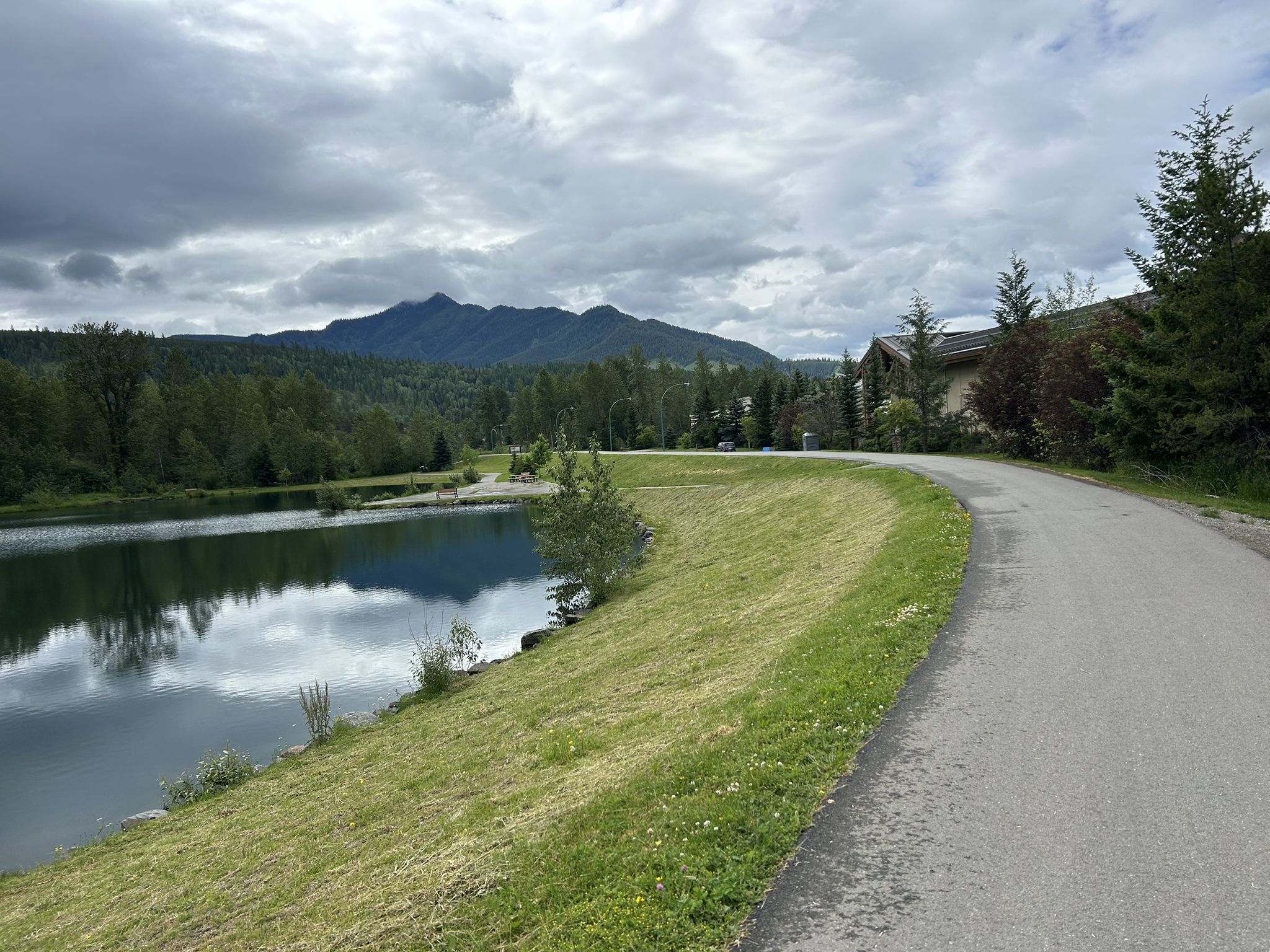 Trail entering Fernie