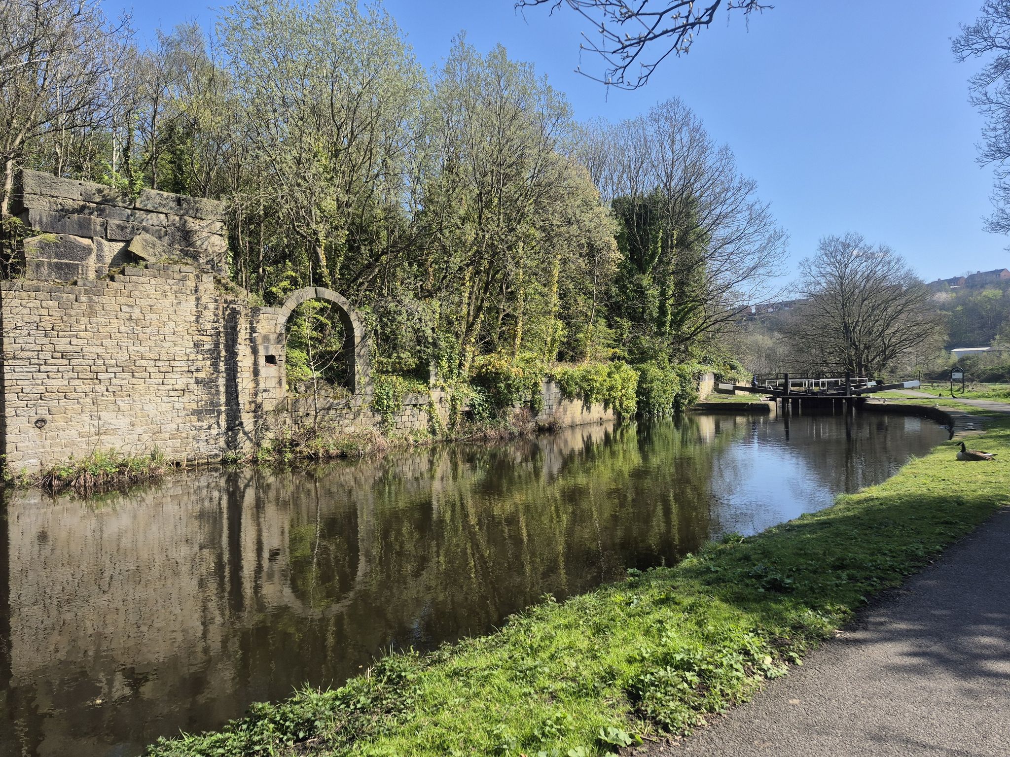 The ruins of the flour mill