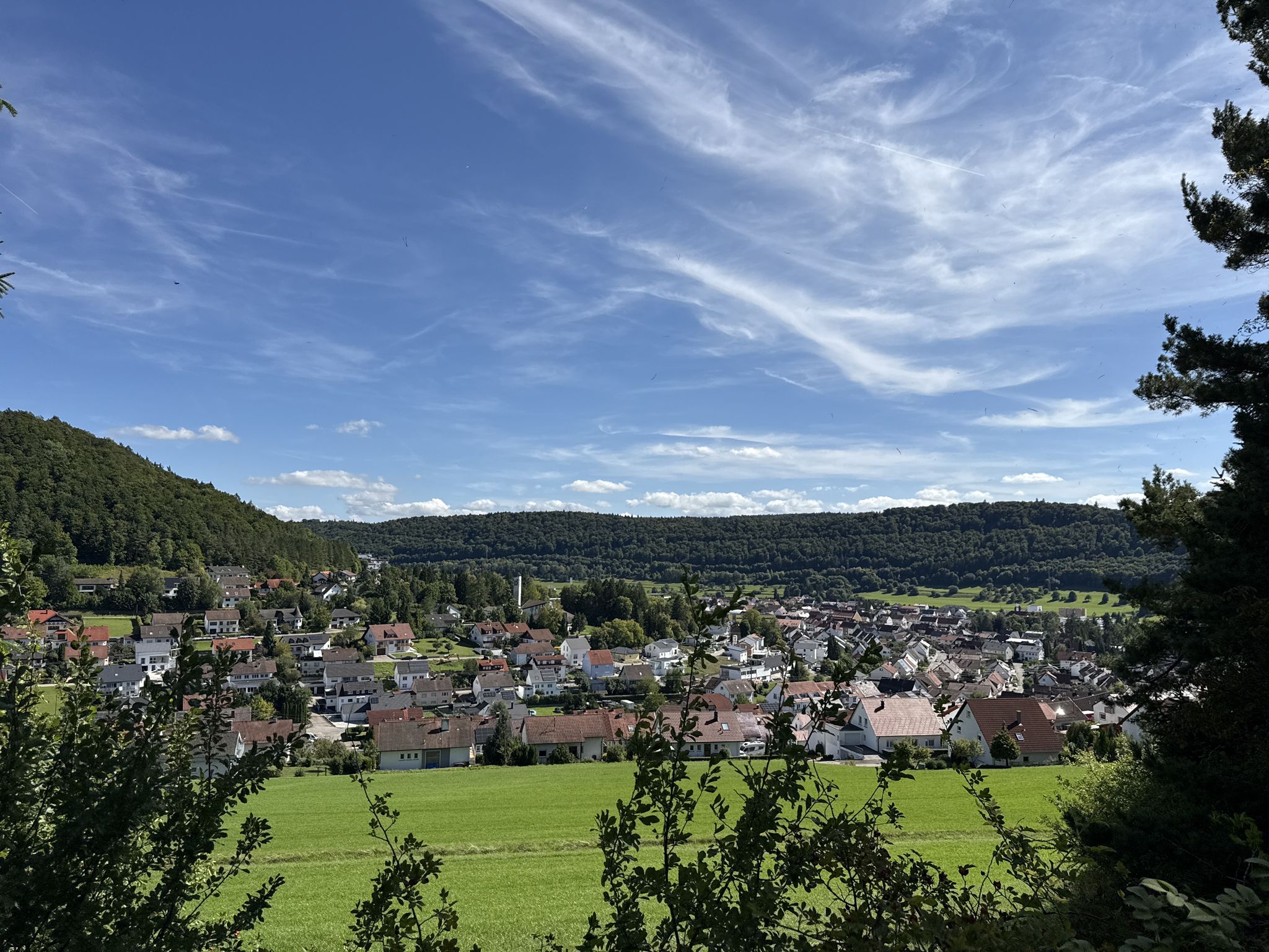 Schöne Aussicht auf Burladingen - Zollernalbkreis