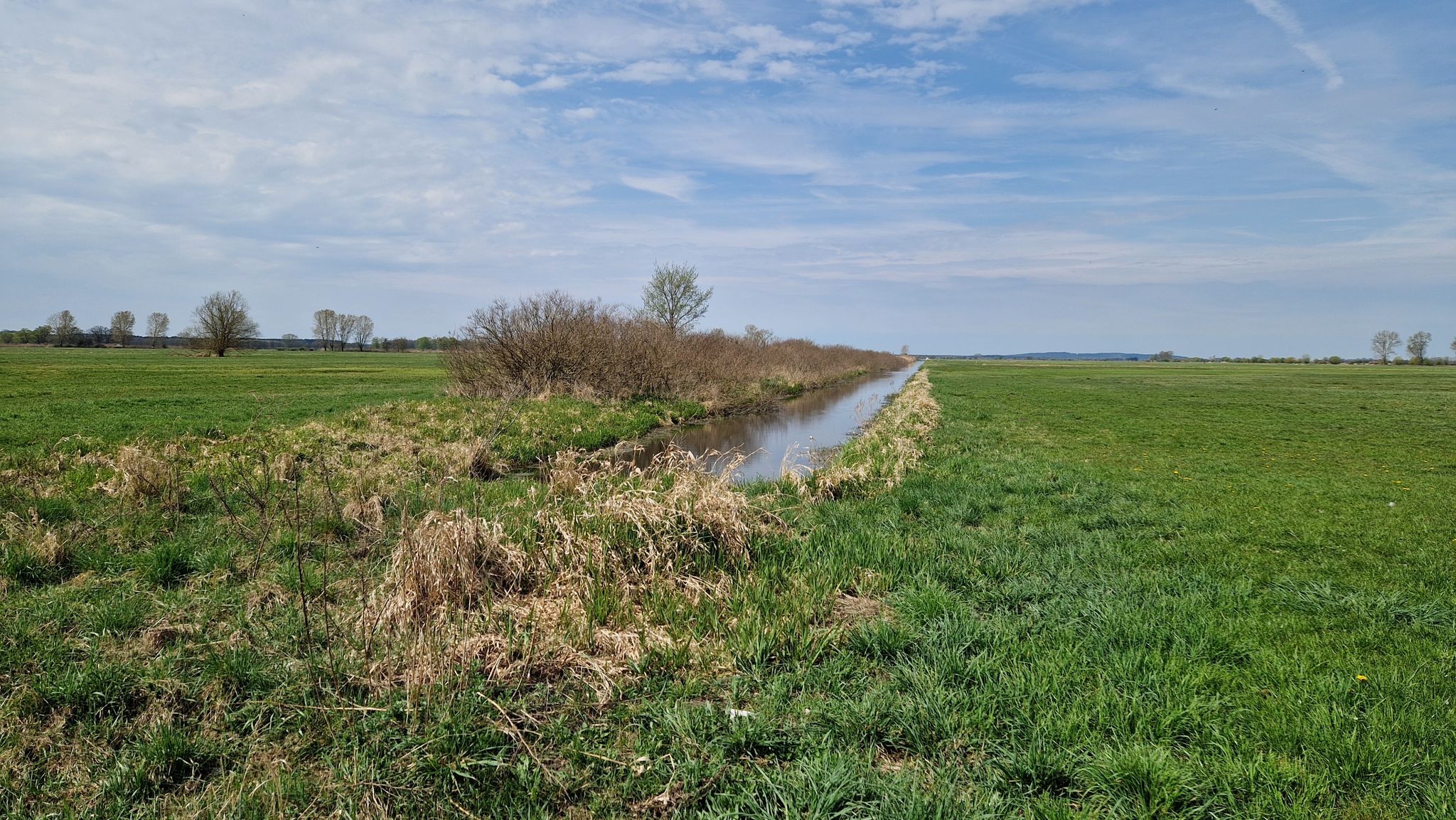 Heuscheunenschlag-Weg durch die Felder und Wiesen