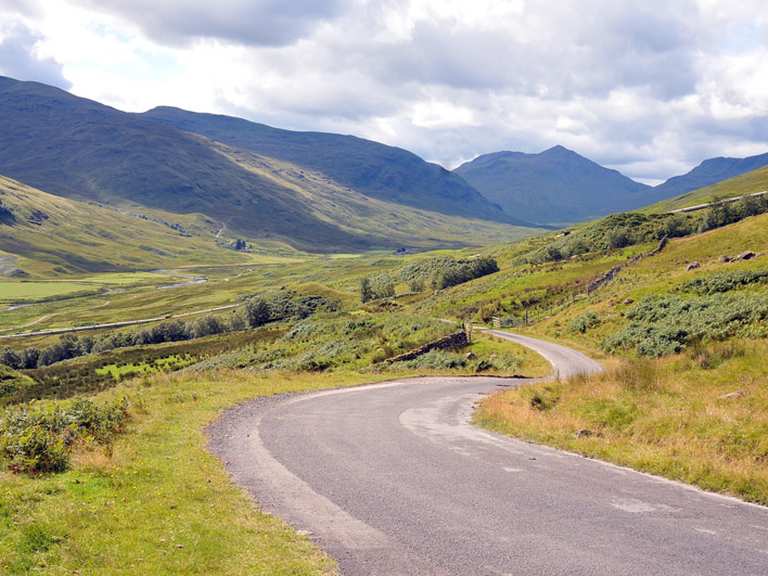 Die 10 schönsten Rennradtouren in den Grampian Mountains Komoot
