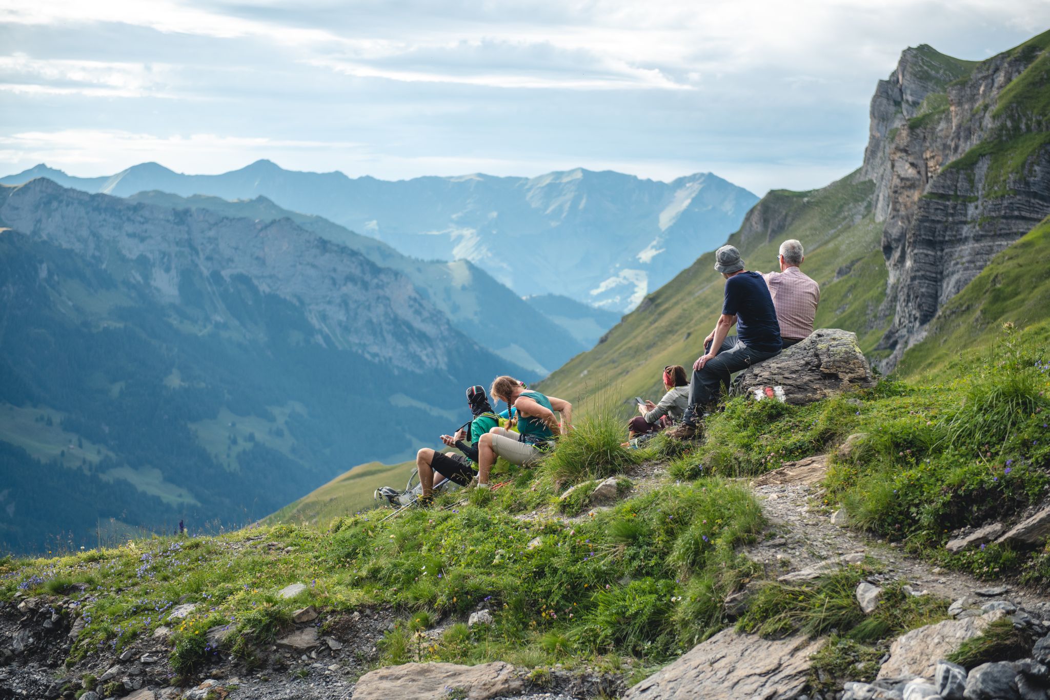 Hiking in the swiss alps best sale