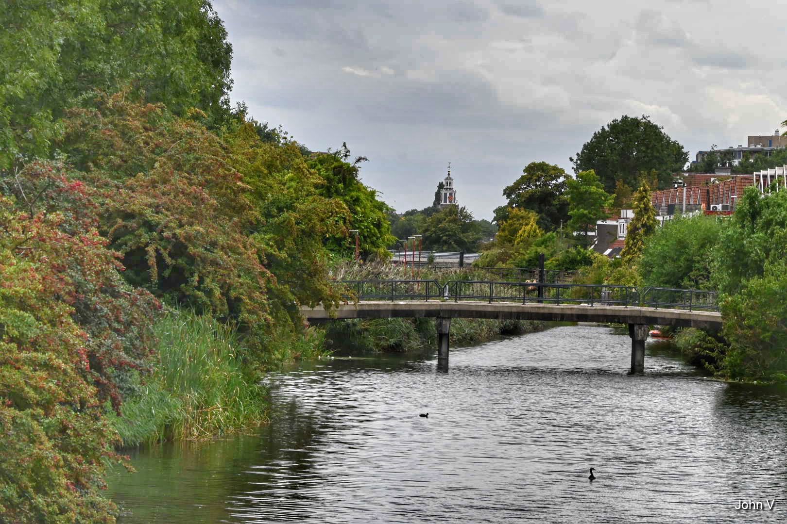 Het oude dorp, gezien vanuit De Leyens