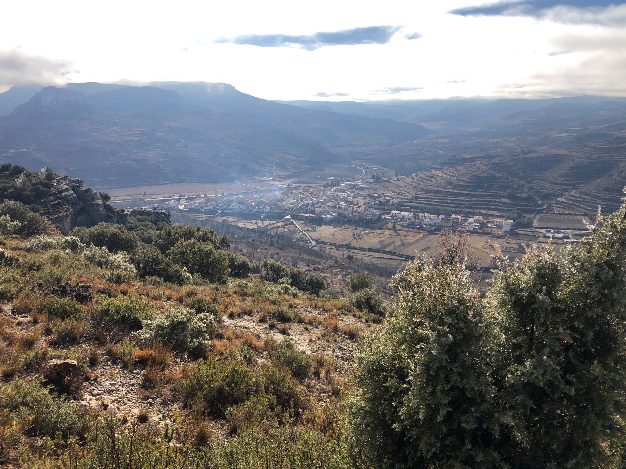 Forcall desde el Mirador de Bergantes