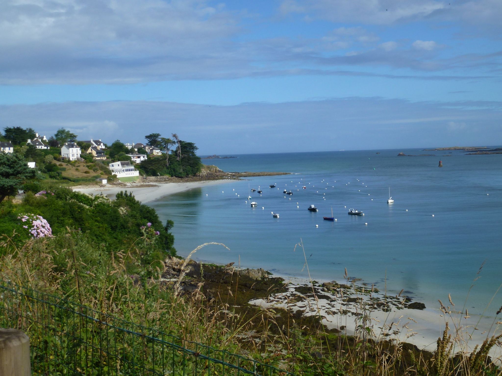The coast near Lampaul-Ploudalmézeau