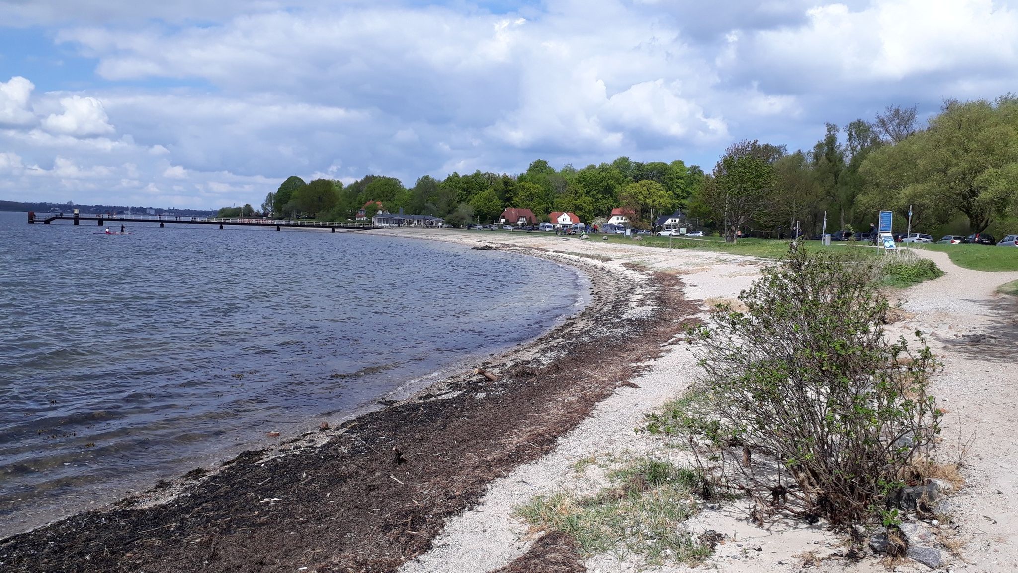 Am Strand in Kitzeberg