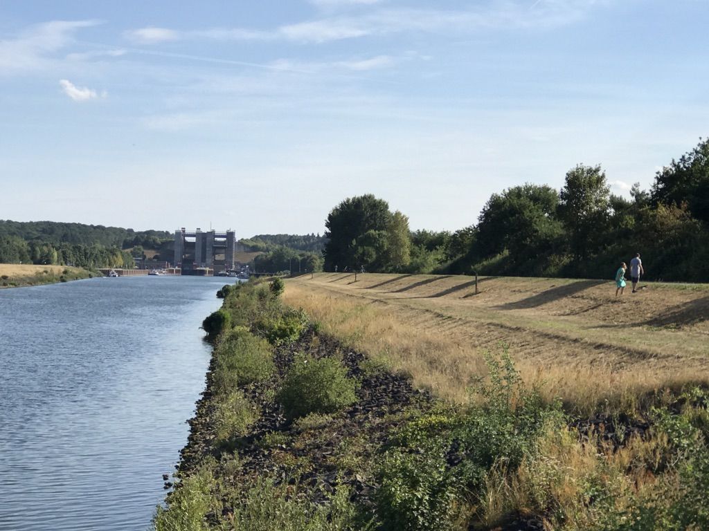 Ohne Baustelle wäre hier freie Fahrt gewesen 