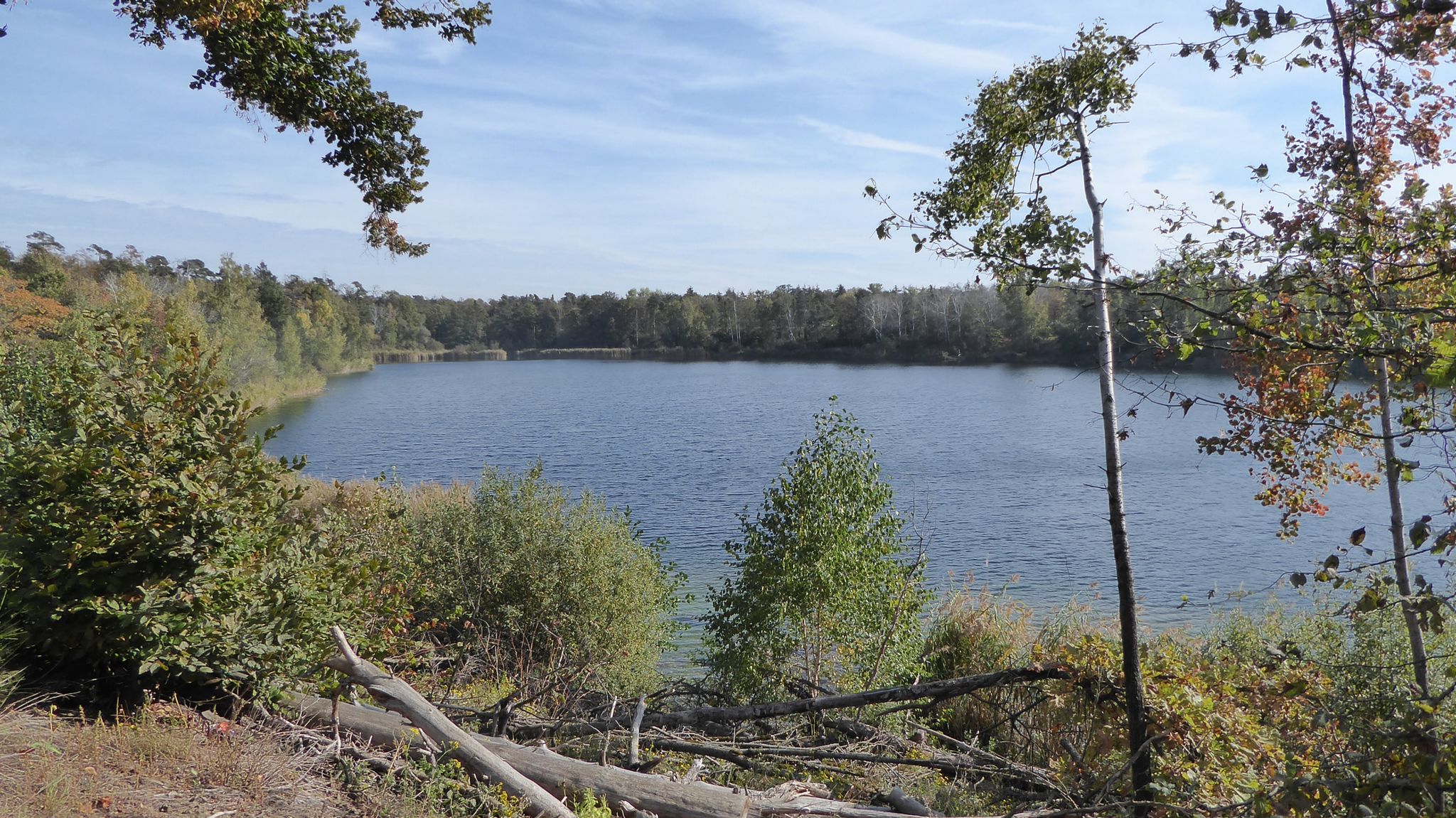 Der Baggersee in seiner ganzen Schönheit