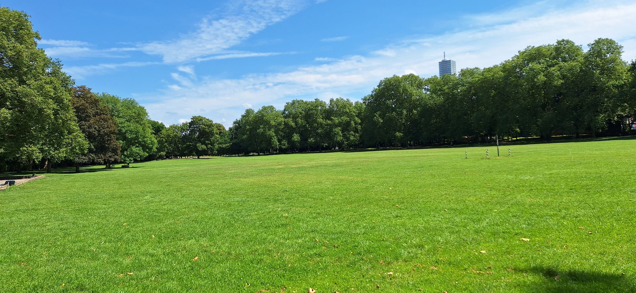 alles Grün - schöne Parklandschaft...