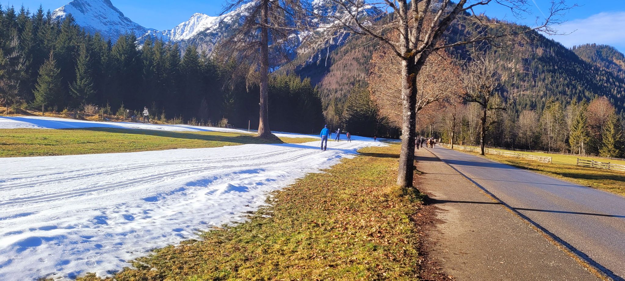 Voller Loipenbetrieb :-)
