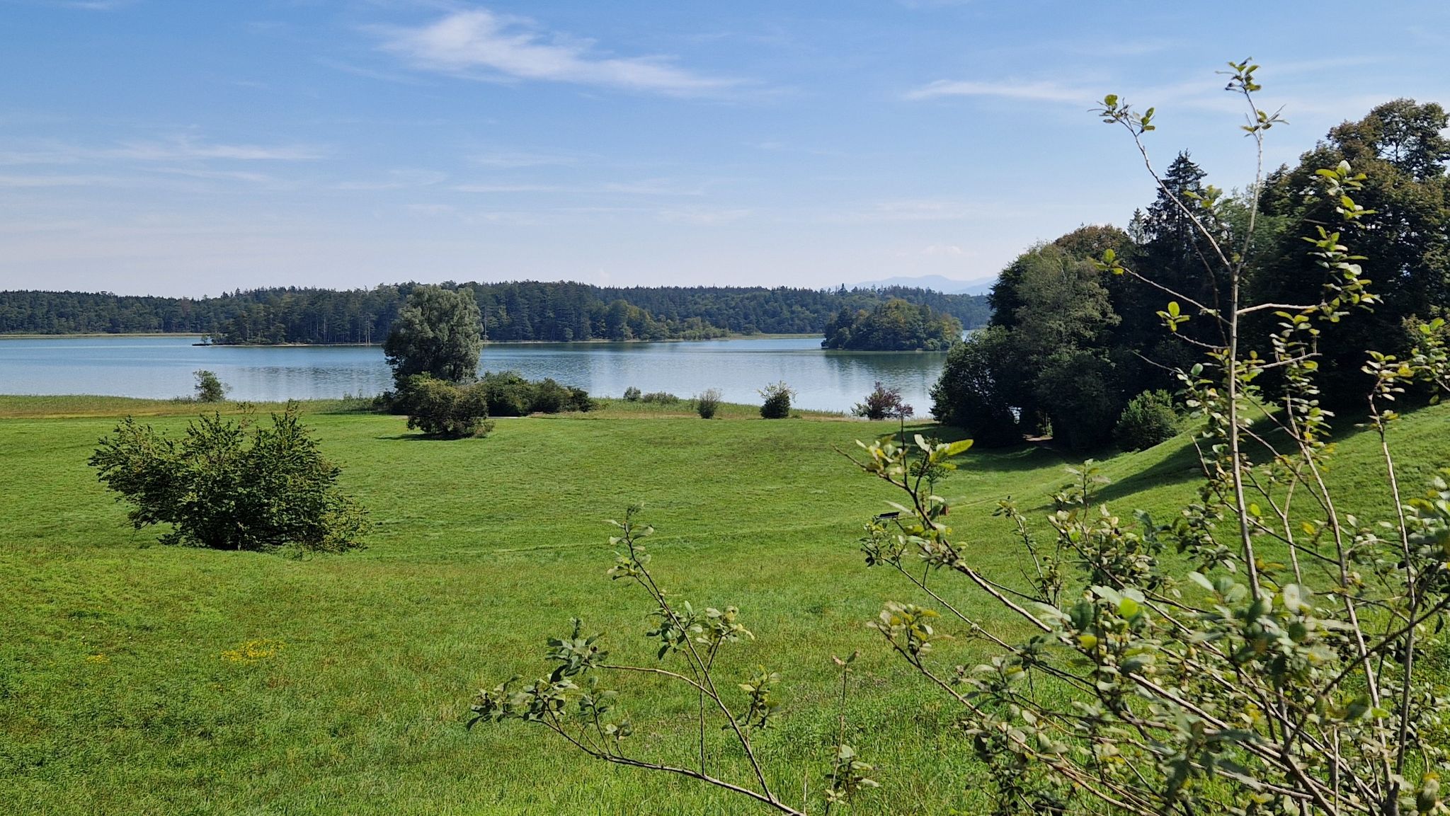 Blick auf den großen Ostersee