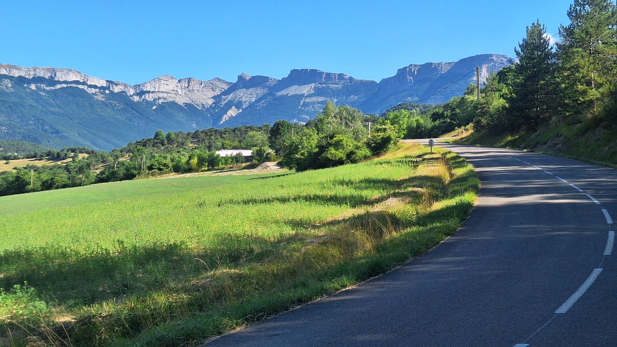Saint-Julien-en-Quint, Montée du Col de Marignac.