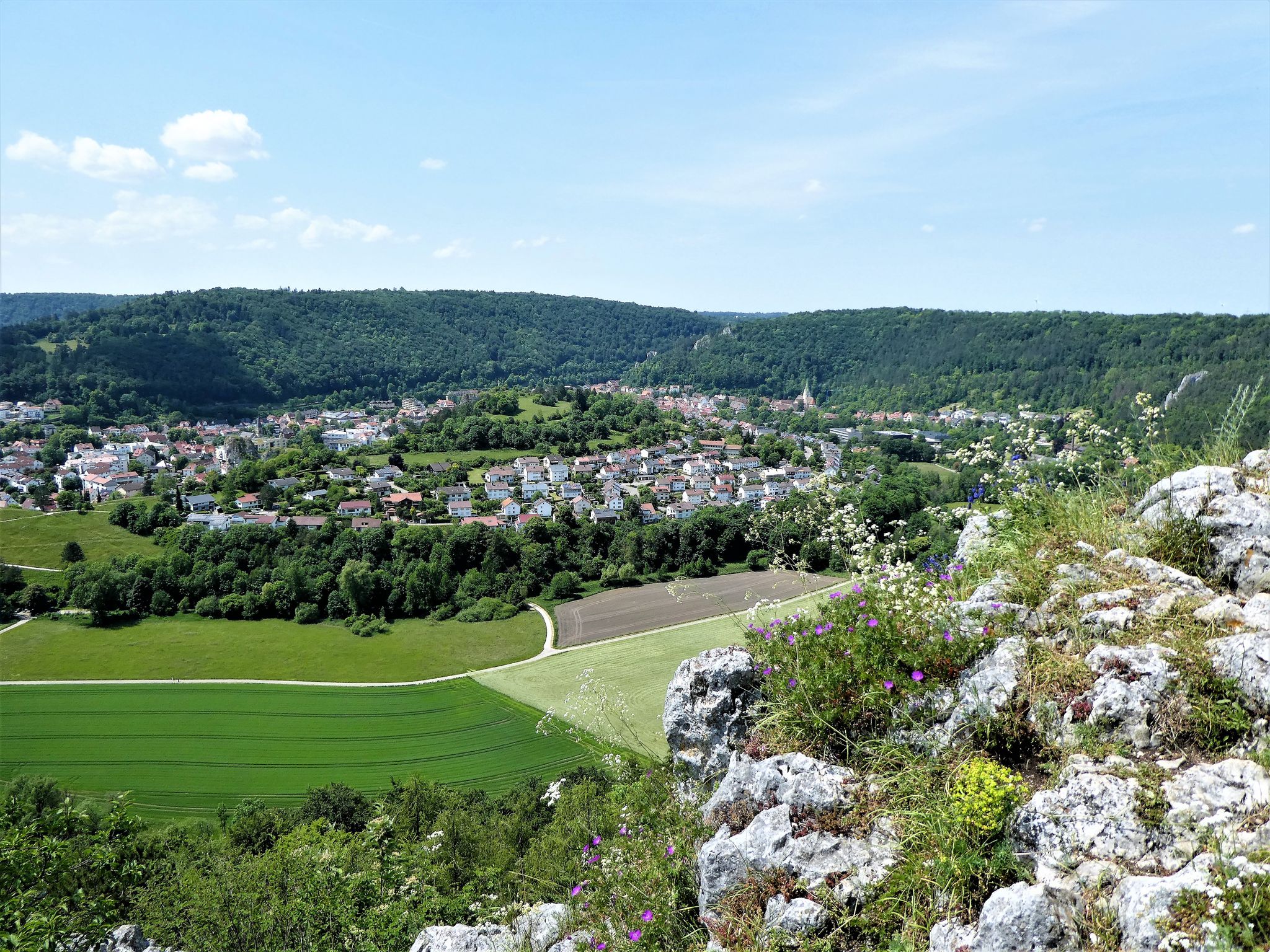 Blick vom Knoblauchfelsen