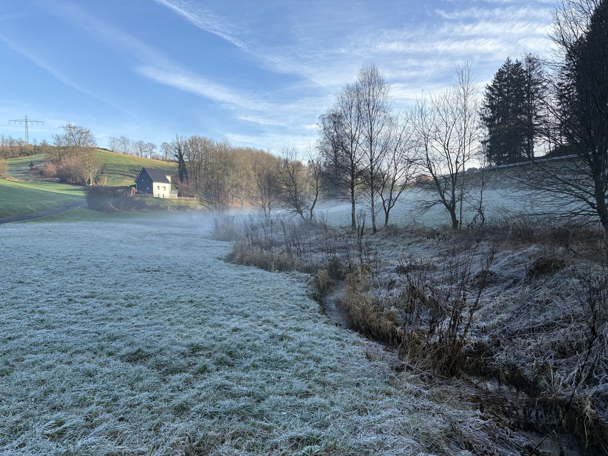 Radweg nach Thieringhausen
