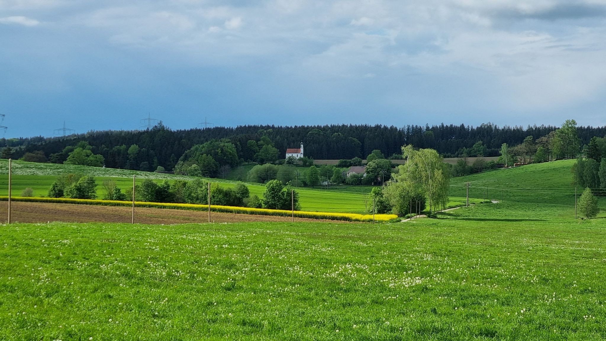 da geht's die ersten Kacheln holen bei Latzenhausen 😁