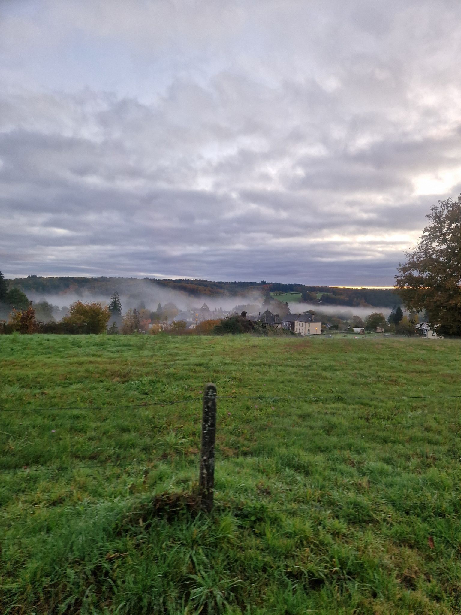 Champagnac la Noaille au petit matin