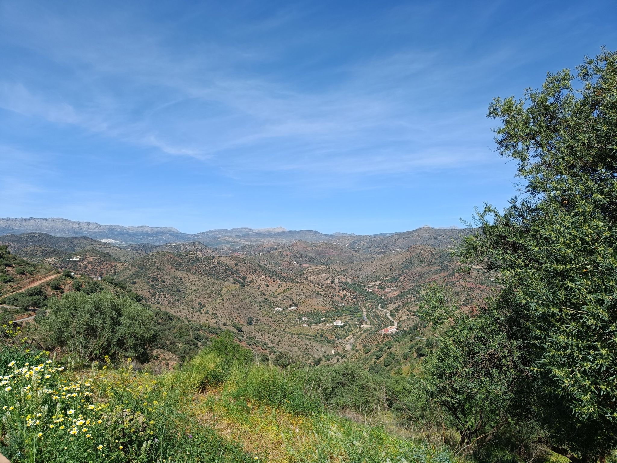 Panorama at the place end point