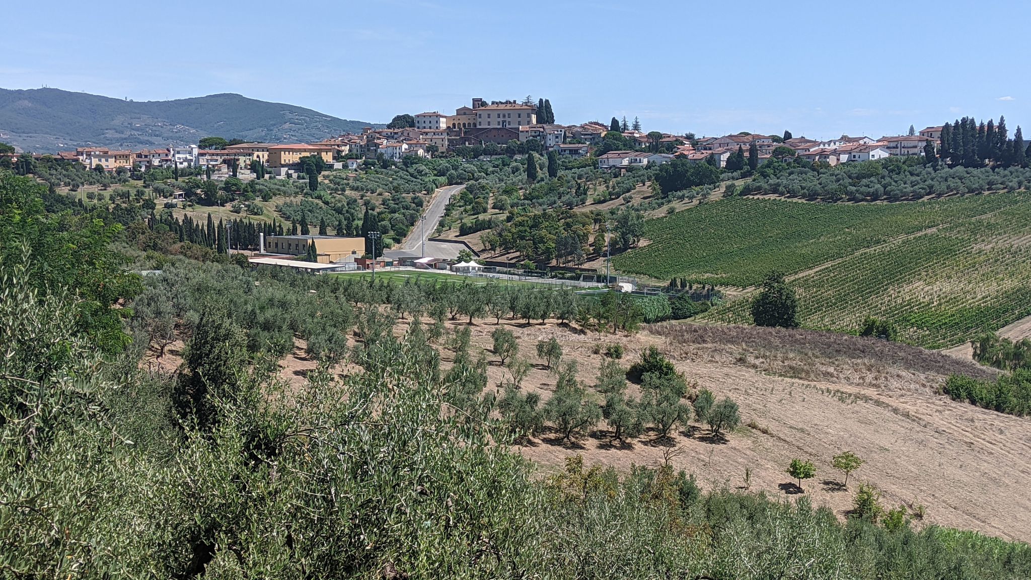 Cereto Guidi mit Villa Medicea
