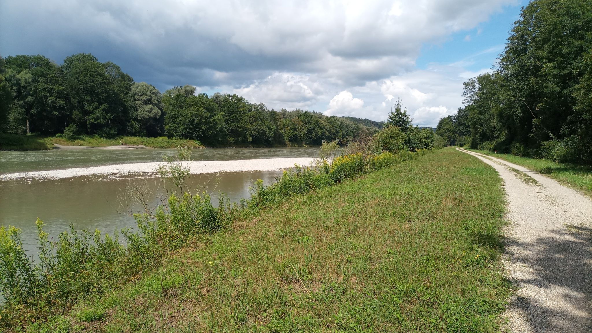 Kiesstrand Salzach
