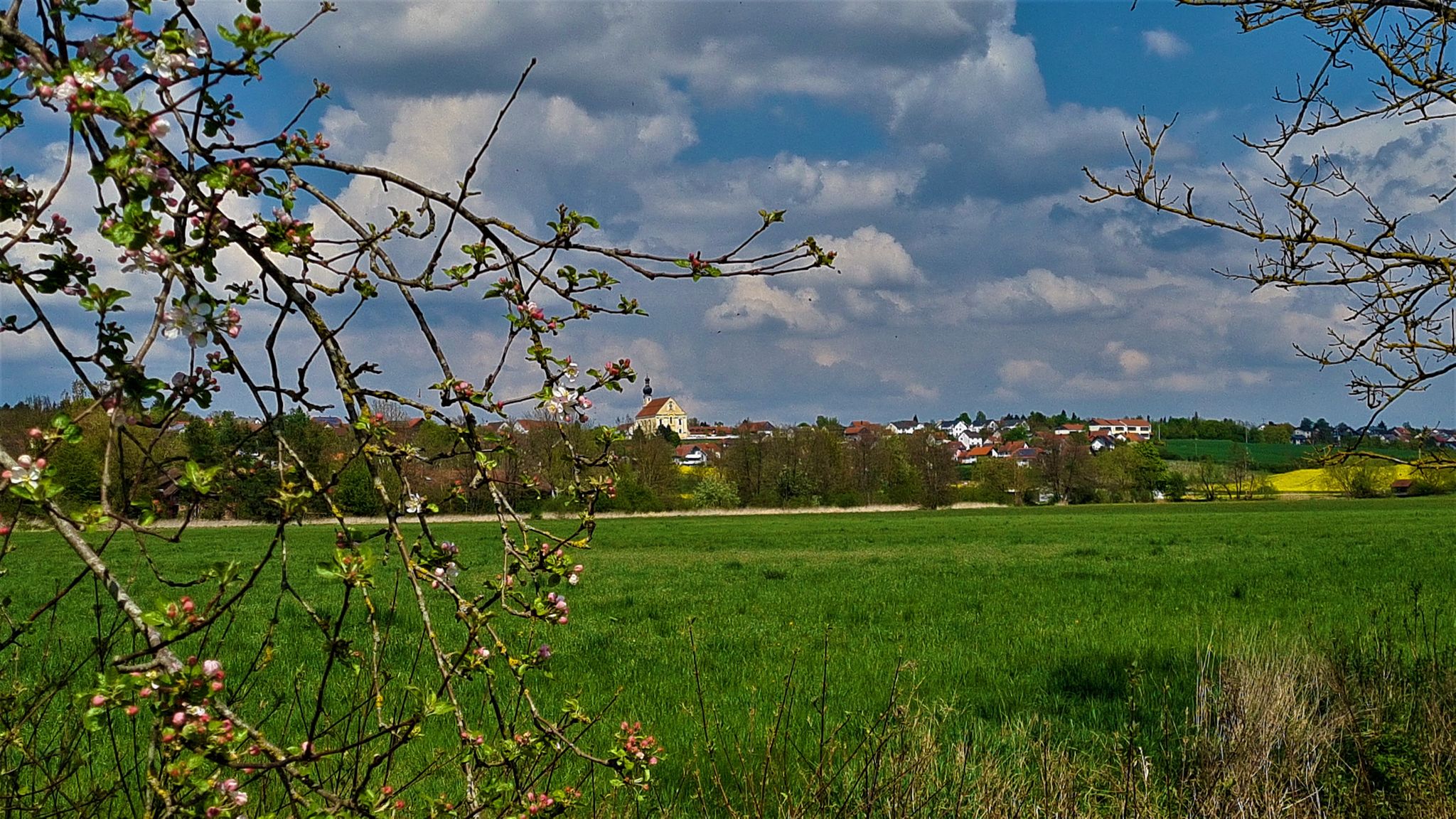 Blick nach Aufkirchen