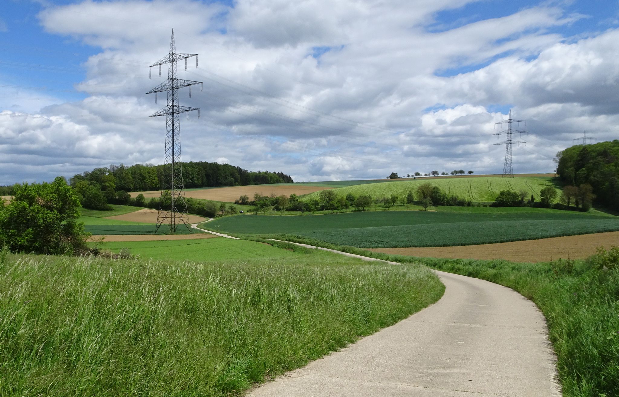 Radweg nach Eschelbronn