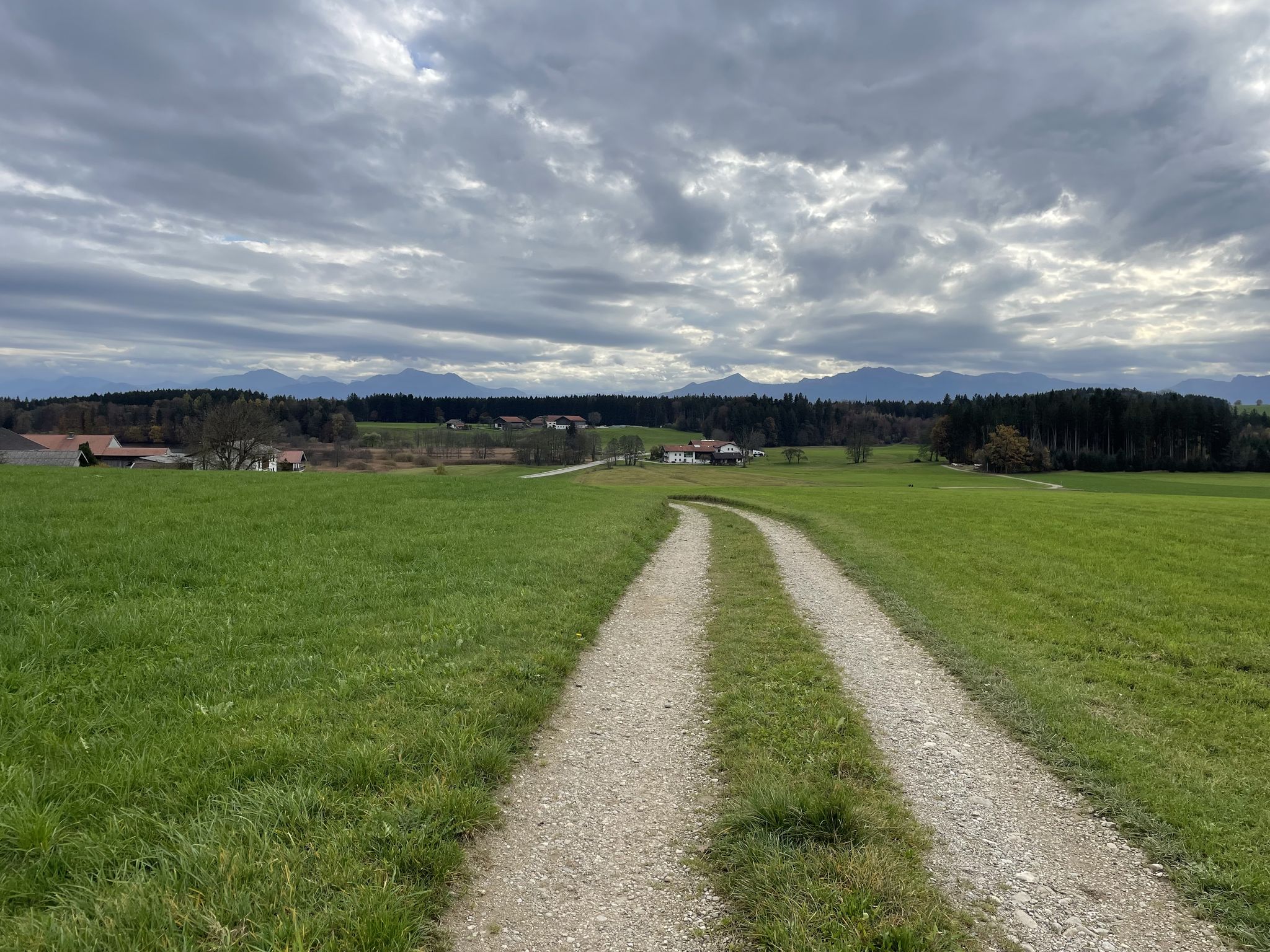 Feldweg nach Pelham